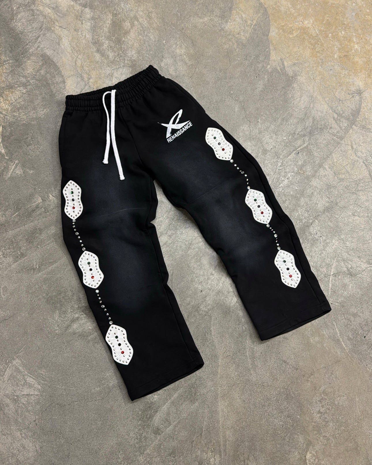 RHINESTONE SWEATPANTS