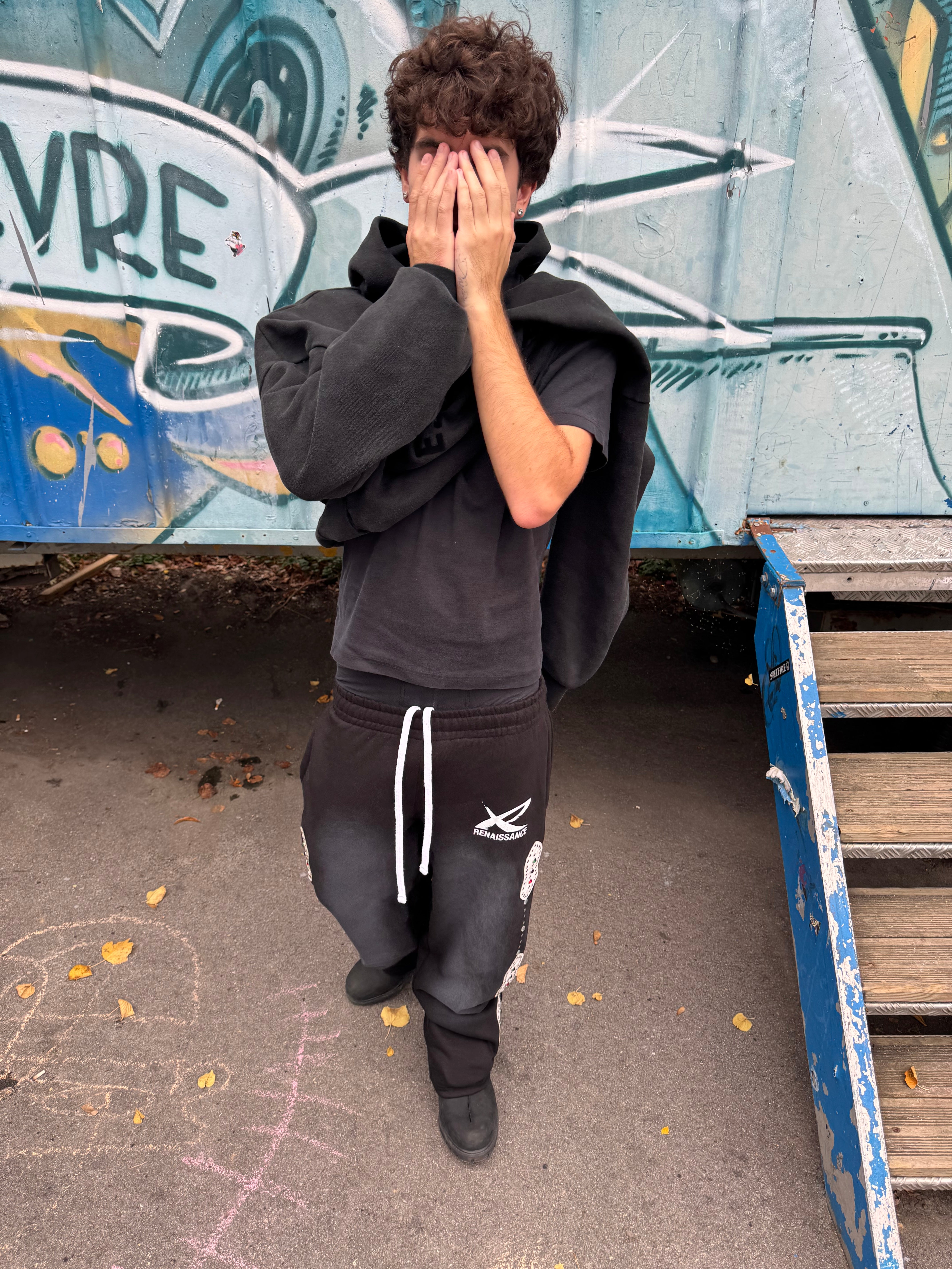 RHINESTONE SWEATPANTS