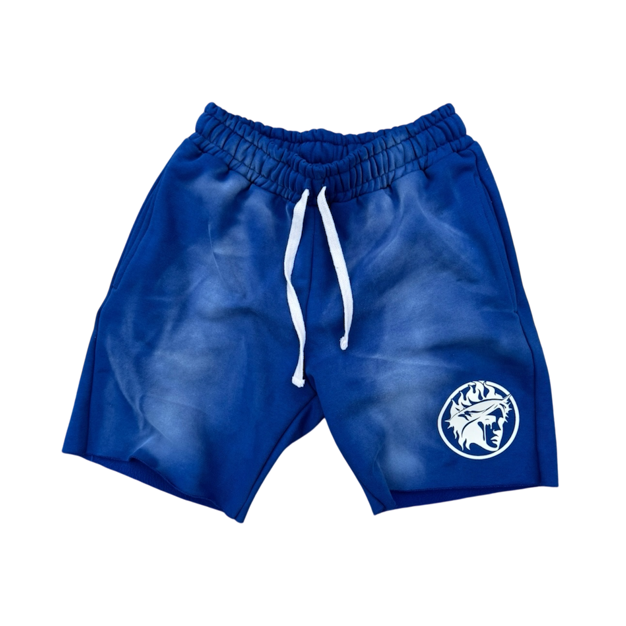 ACID WASH SHORT - BLEU